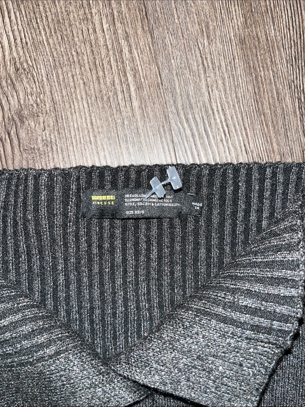 FINESSE Ribbed Button-Front Knit Skirt - Picture 5 of 5